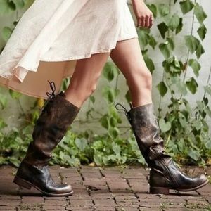 Bed Stu Manchester II Distressed lace up boots